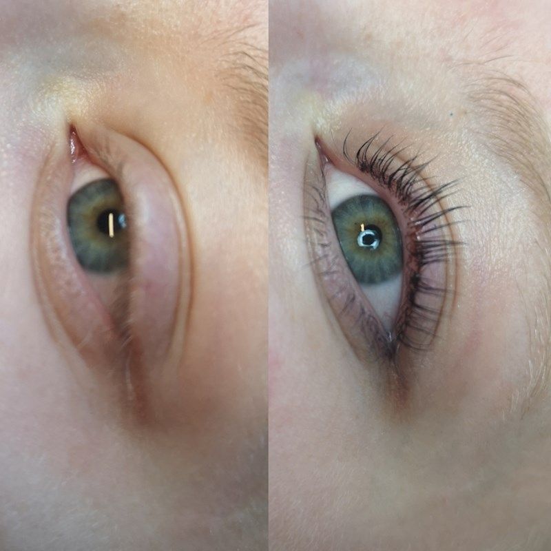 kosmetolog silkeborg lash lift før og efter